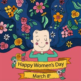 三八妇女节海报劳动神日