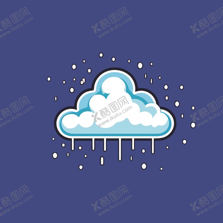 编号：75035102042254168177【酷图网】源文件下载-可爱白云卡通绘画儿童插画