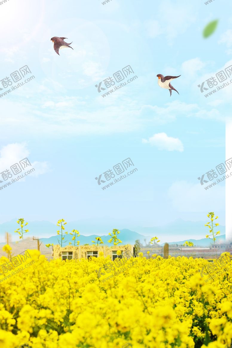 编号：64910106242010531304【酷图网】源文件下载-春天海报背景