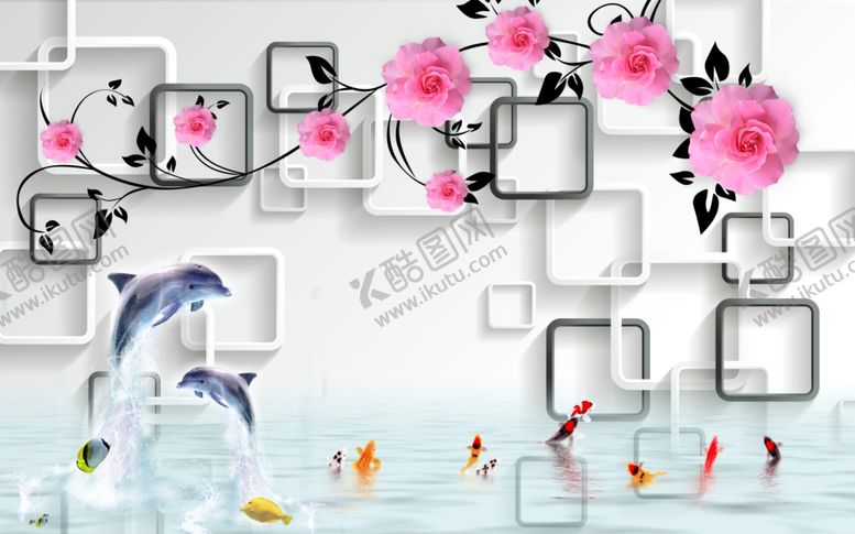 编号：91618705130157285618【酷图网】源文件下载-富贵有馀电视背景