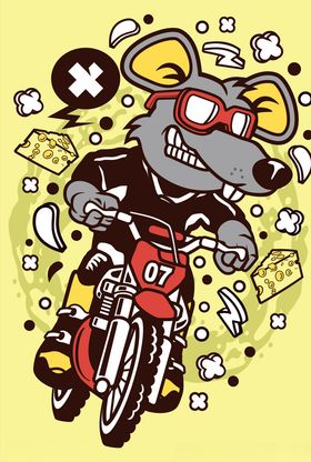 卡通人物漫画T恤印花矢量贴纸猴子平面设计儿童插图