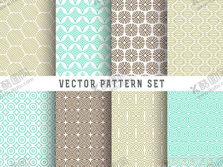 编号：92496310011052362890【酷图网】源文件下载-矢量图案集合