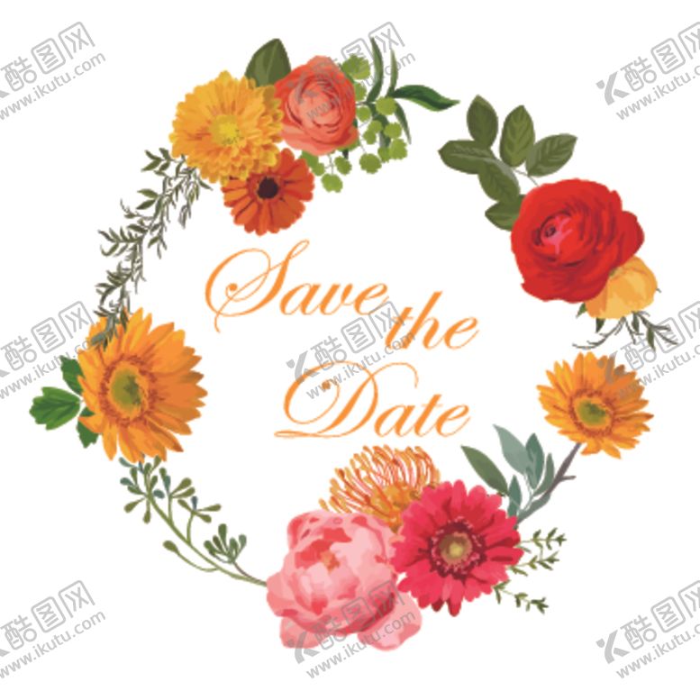 编号：69679610011908326444【酷图网】源文件下载-北欧小清新花圈花环