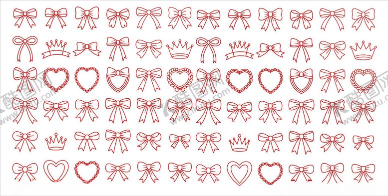 编号：93651004021701459048【酷图网】源文件下载-蝴蝶结图案