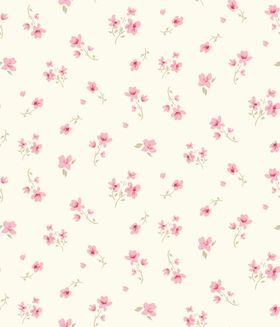 粉色小花简约图案背景
