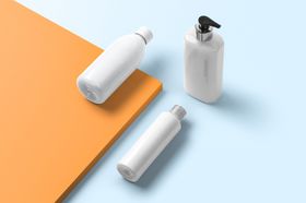化妆品样机彩洗面奶面霜