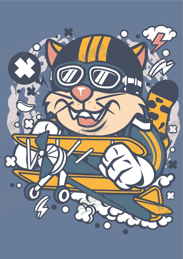 编号：68972410011115121637【酷图网】源文件下载-嘻哈创意卡通印花图案
