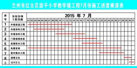 施工横道图