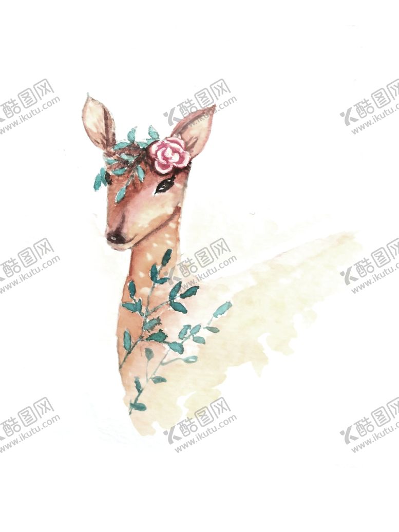 编号：34174809221444236970【酷图网】源文件下载-北欧几何动物装饰画图片