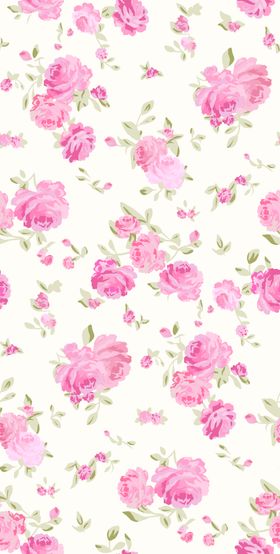 粉色花卉图案背景
