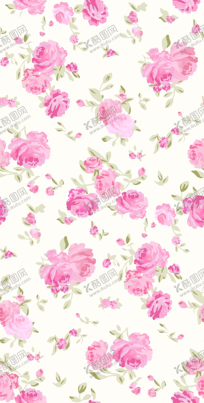 编号：31291004060131287976【酷图网】源文件下载-粉色花卉图案背景
