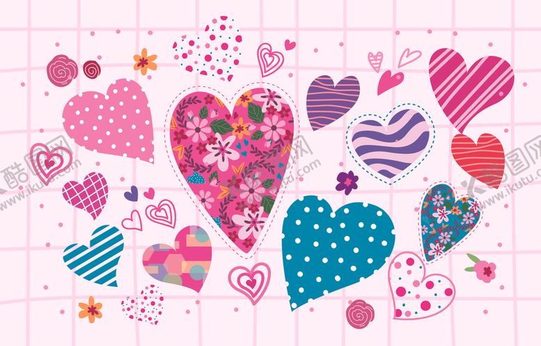 编号：73264004091510362933【酷图网】源文件下载-爱心图案
