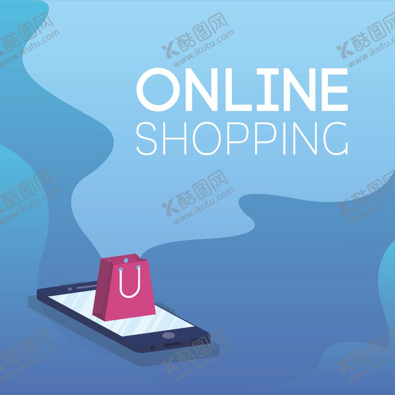 编号：54410007031500365089【酷图网】源文件下载-在线购物插画