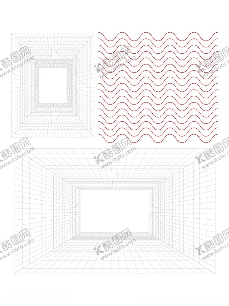 编号：46188001261312178818【酷图网】源文件下载-酸性透视线条