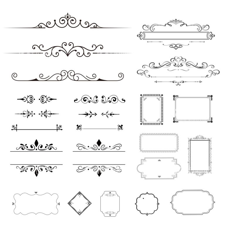 编号：29956703111300563991【酷图网】源文件下载-花边素材