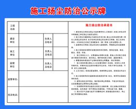 施工信息公示牌