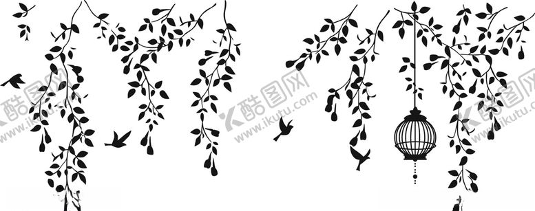 编号：63259909250127051984【酷图网】源文件下载-绿藤图案