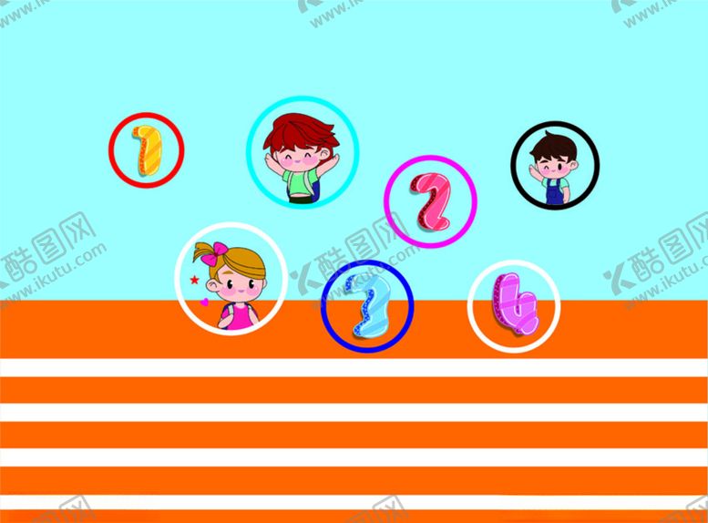 编号：85535209230731168842【酷图网】源文件下载-幼儿园走廊墙面