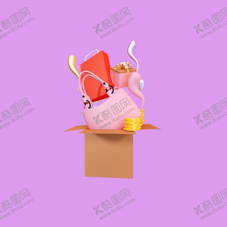 编号：07481609181624382841【酷图网】源文件下载-3D礼品礼物