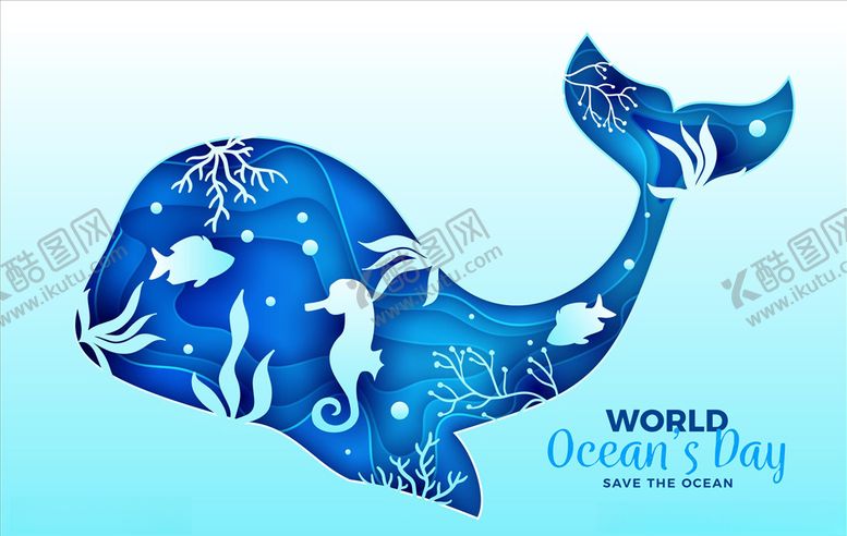 编号：57455610061340032310【酷图网】源文件下载-世界海洋日
