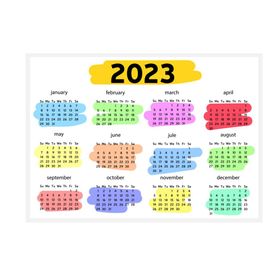 2023日历兔年挂广告台广告挂
