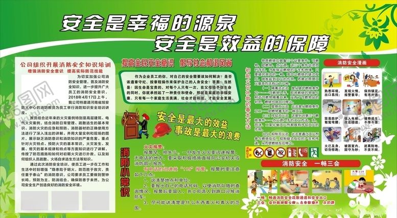 编号：32460410260934327199【酷图网】源文件下载-安全生产展板
