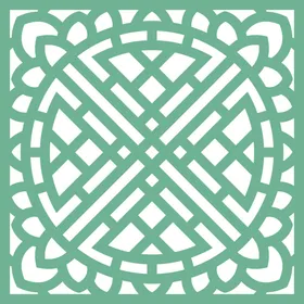 中国风边框字画式传统图案仿古底纹窗花