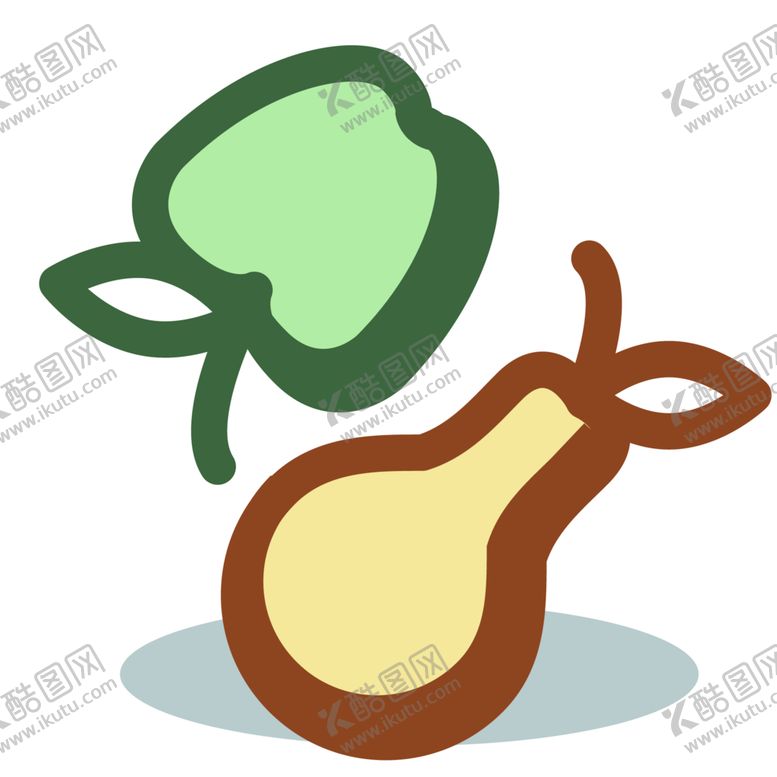 编号：95047009201945206946【酷图网】源文件下载-水果美食图标标志图形装饰素材