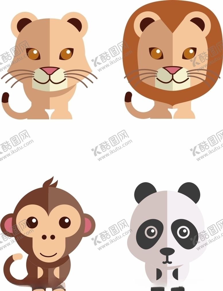 编号：52233509192007278085【酷图网】源文件下载-动物矢量