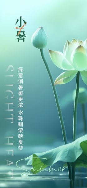 小暑节气海报