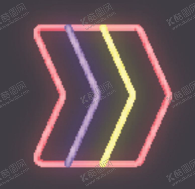 编号：83458207072240588454【酷图网】源文件下载-霓虹灯箭头