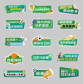 苏超足球比赛手举牌