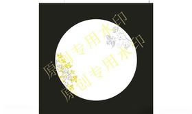 花纹背景藤蔓饰图
