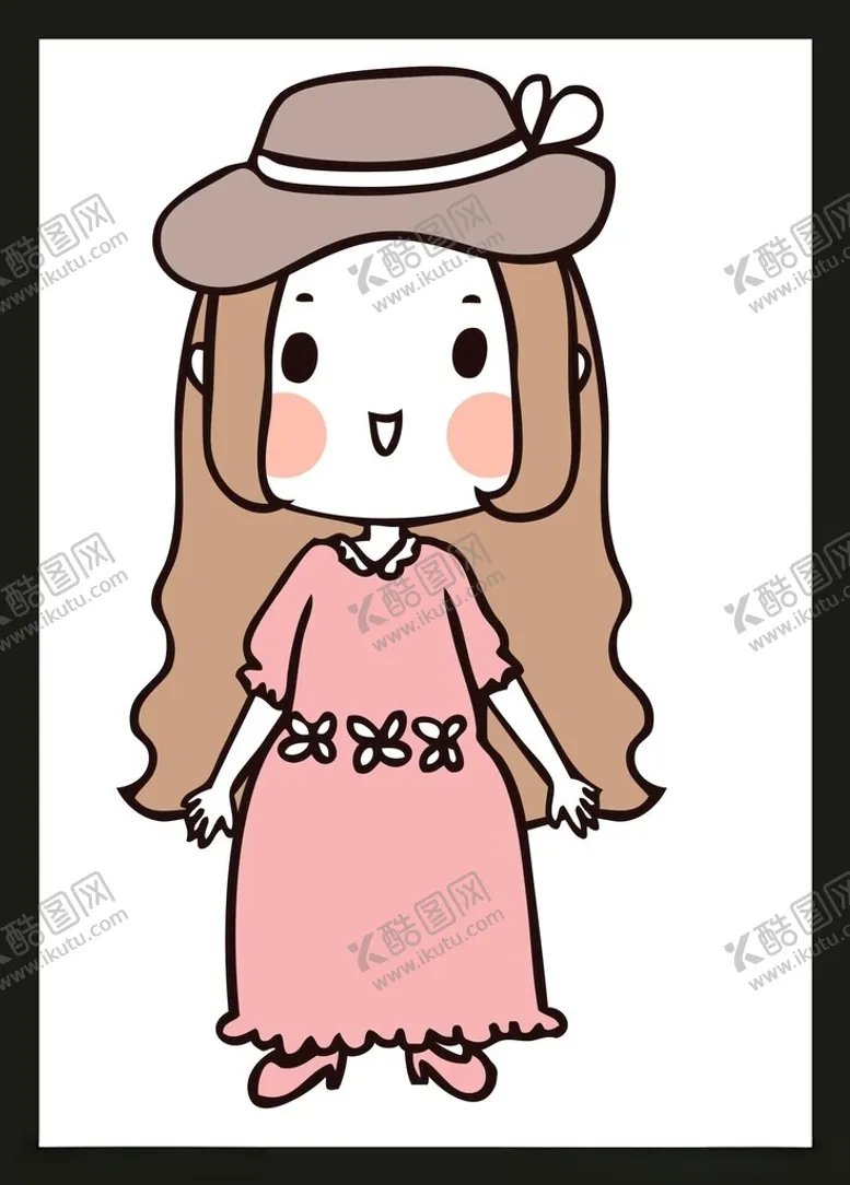编号：43887902180944261215【酷图网】源文件下载-手绘女孩女人