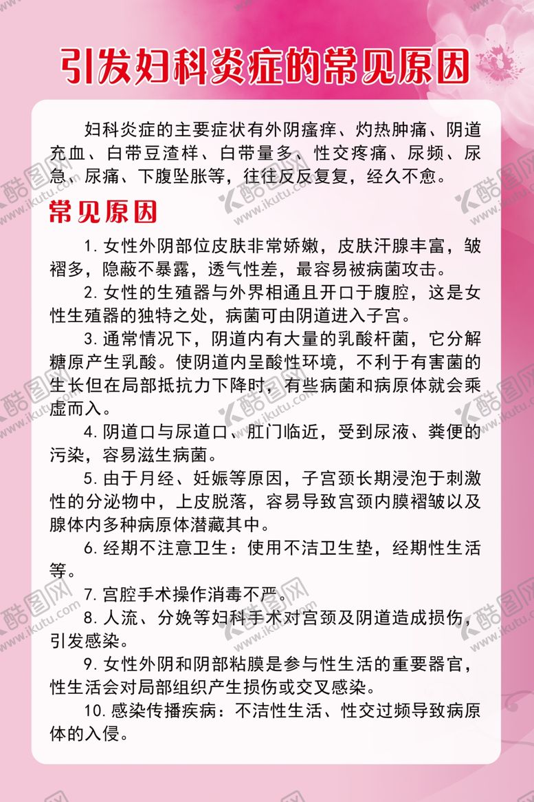 编号：86440410220902233506【酷图网】源文件下载-妇科病制度