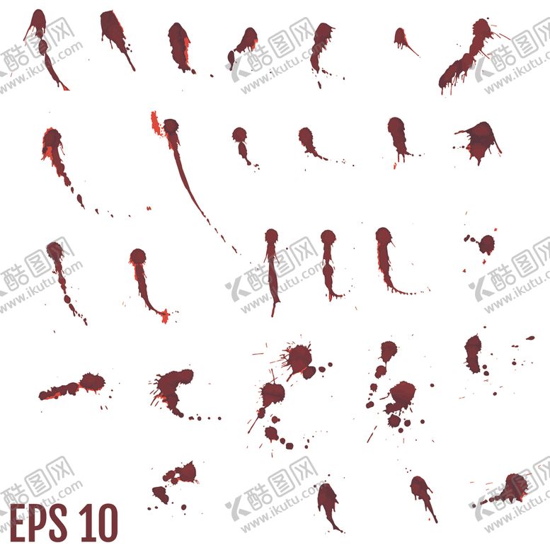 编号：30960110060058519760【酷图网】源文件下载-喷溅水渍肌理