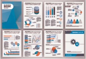 多样商务图表PPT模板