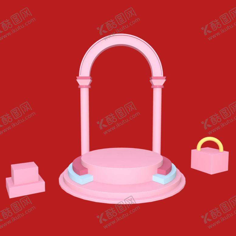 编号：46818701250942354217【酷图网】源文件下载-3D电商展台