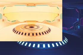 科技背景抽象线条5G线条几何图案