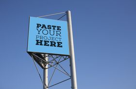 户外广告样机