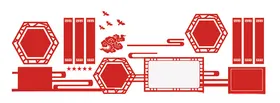 党建文化墙学史社区背景
