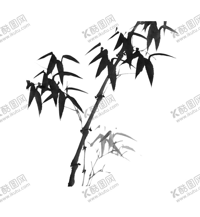 编号：72142206180754014647【酷图网】源文件下载-水墨竹子