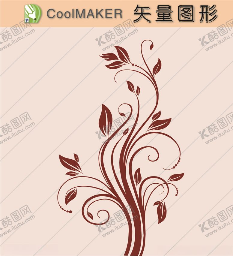 编号：85064907060359195431【酷图网】源文件下载-花草剪纸花草壁纸简洁手绘