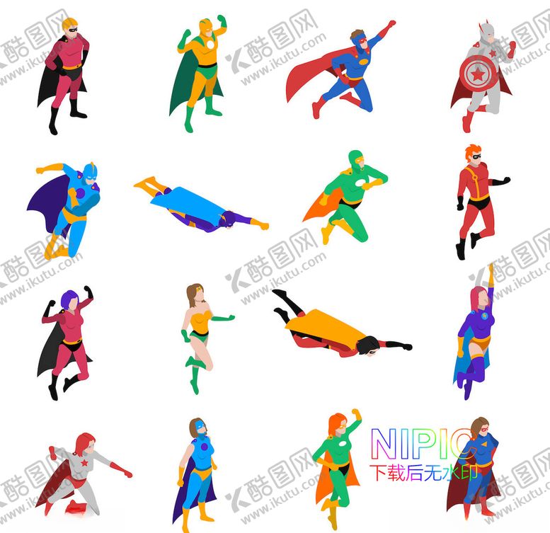 编号：67178704061442302702【酷图网】源文件下载-superheros男超人