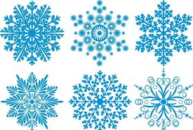 矢量雪花
