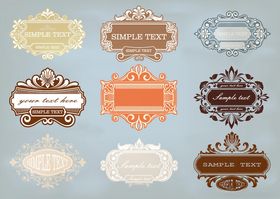 复古精美标签设计集合