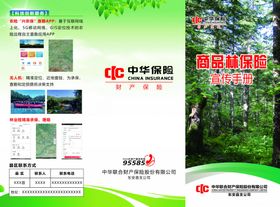 中华保险商品林宣传册