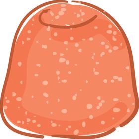 奶油巧克力点心插画