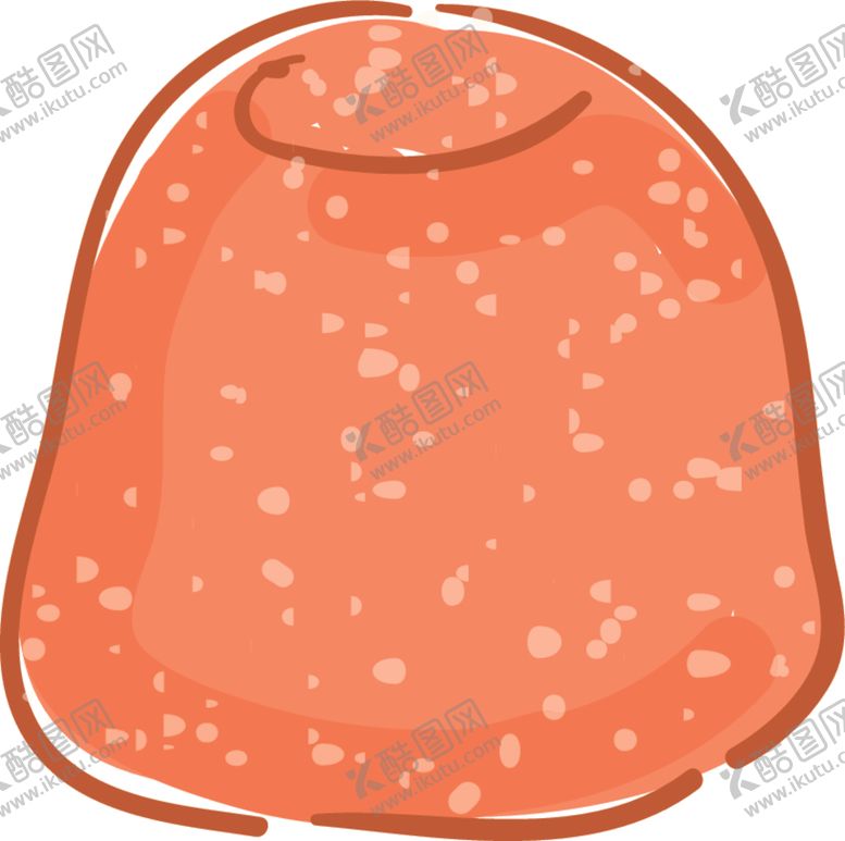 编号：52827510290625122385【酷图网】源文件下载-奶油巧克力点心插画