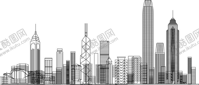 编号：81137502121948107936【酷图网】源文件下载-城市剪影